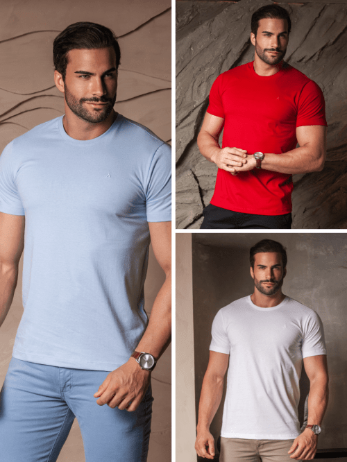 COMBO DE CAMISETAS-CORES